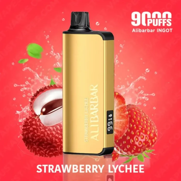 STRAWBERRY LYCHEE - ALIBARBAR INGOT9000